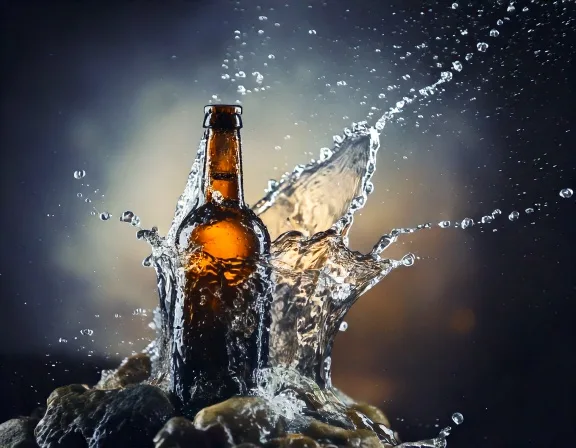 Alcohólicos Anonimos Uruguay - Botella de bebida vs agua