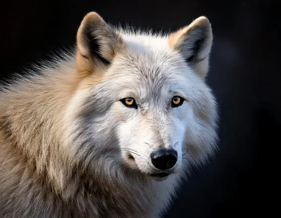 lobo terrible blanco